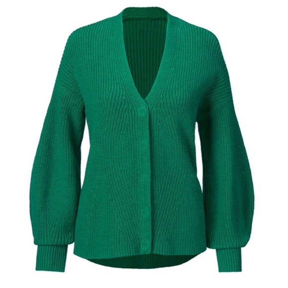 CAbi Sweaters - CAbi #3709 Lucky Cardigan Green